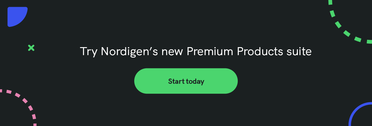 Nordigen Premium Start today